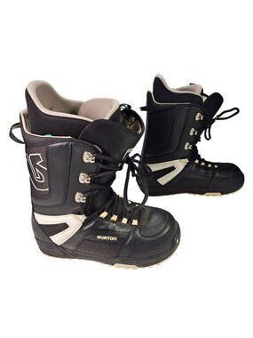 Burton Tribute Snowboard Boots Men's Size 12 Black Imprint Liner